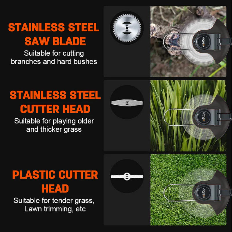 3-in-1 Cordless Lawn Mower ( 2 x FREE Batteries)