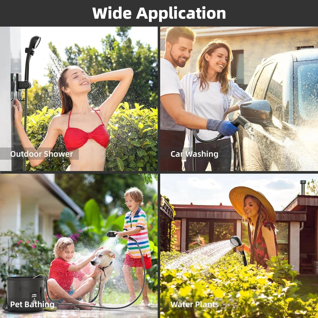 AussieFlow™ Premium Camp Shower